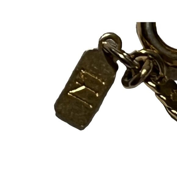 Cloisonné Butterfly Floral Turquoise White Green Gold Tone Necklace Pendant - Picture 4 of 7